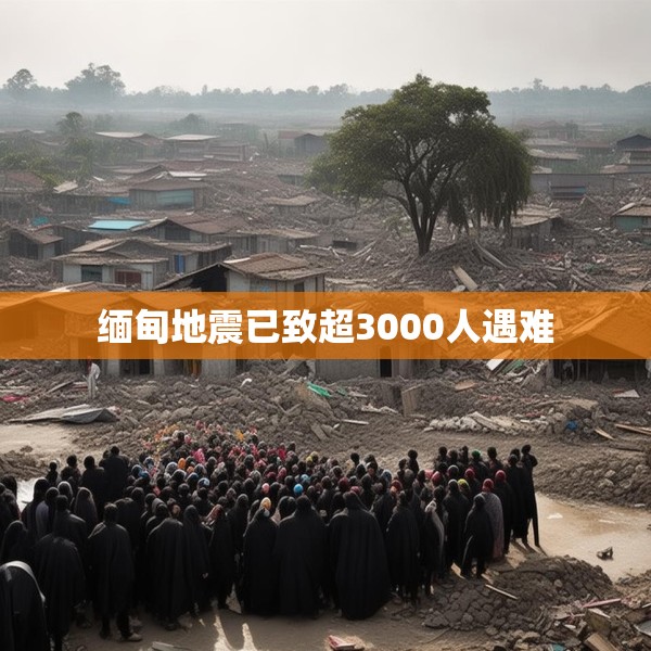 缅甸地震已致超3000人遇难