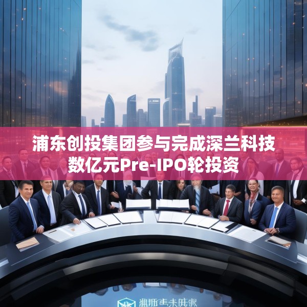 浦东创投集团参与完成深兰科技数亿元Pre-IPO轮投资