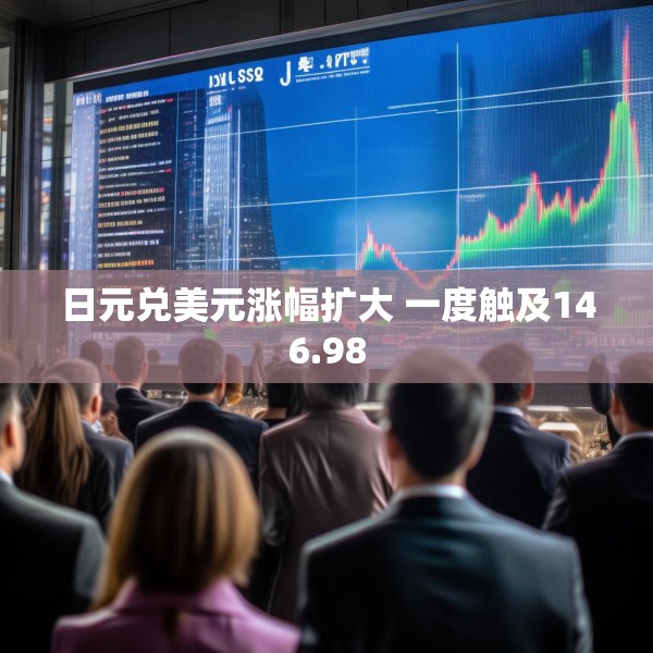 日元兑美元涨幅扩大 一度触及146.98