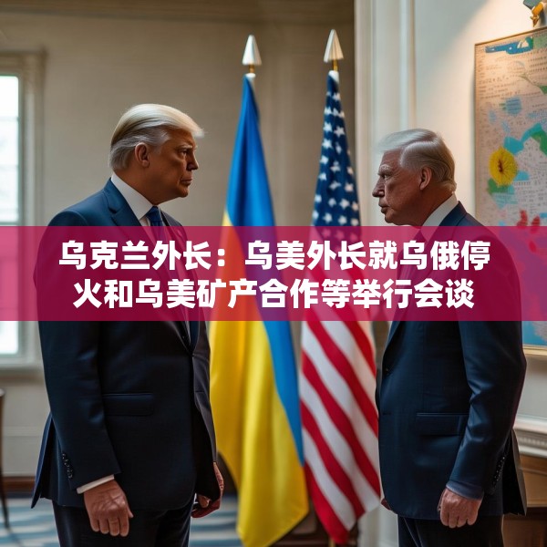 乌克兰外长：乌美外长就乌俄停火和乌美矿产合作等举行会谈