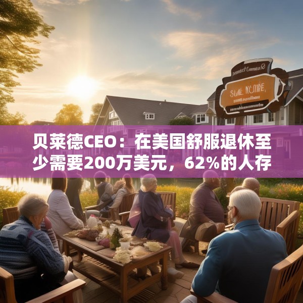 贝莱德CEO：在美国舒服退休至少需要200万美元，62%的人存款不到15万美元