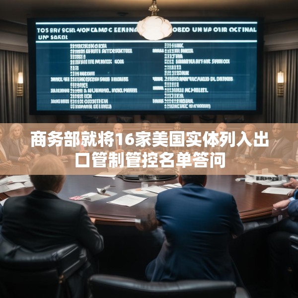 商务部就将16家美国实体列入出口管制管控名单答问