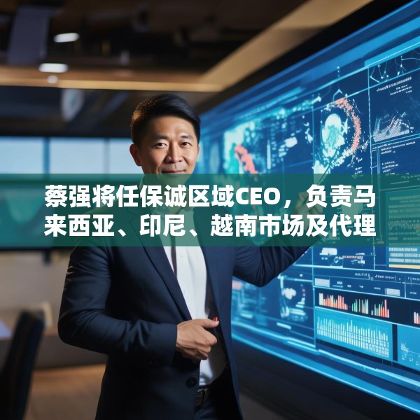蔡强将任保诚区域CEO，负责马来西亚、印尼、越南市场及代理人渠道