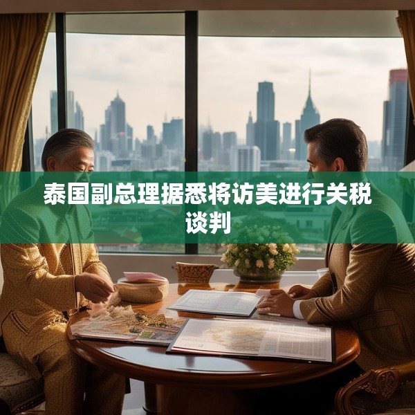 泰国副总理据悉将访美进行关税谈判