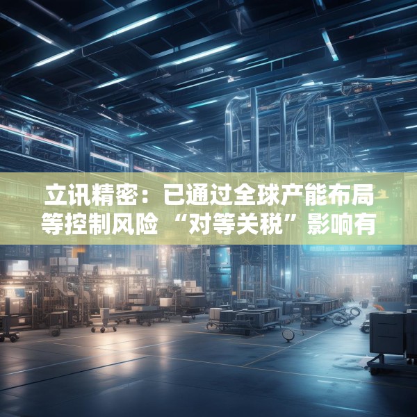 立讯精密：已通过全球产能布局等控制风险 “对等关税”影响有限