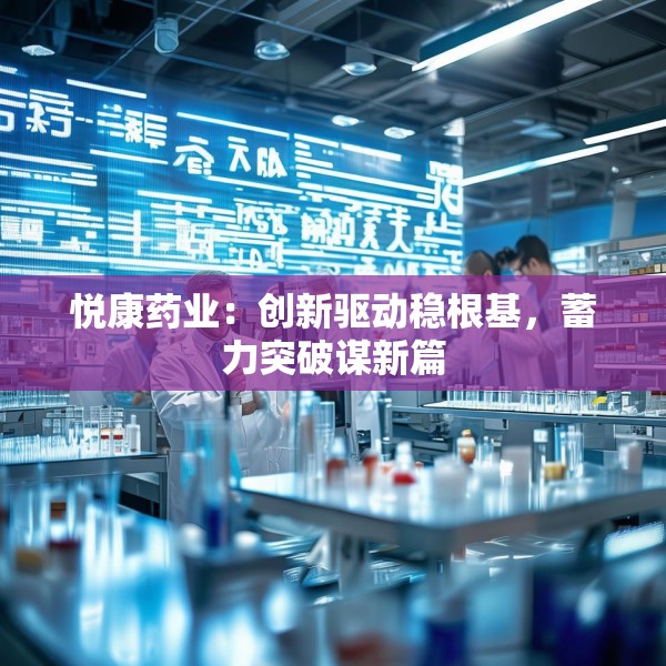 悦康药业：创新驱动稳根基，蓄力突破谋新篇