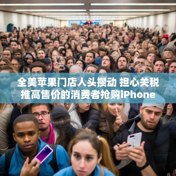 全美苹果门店人头攒动 担心关税推高售价的消费者抢购iPhone