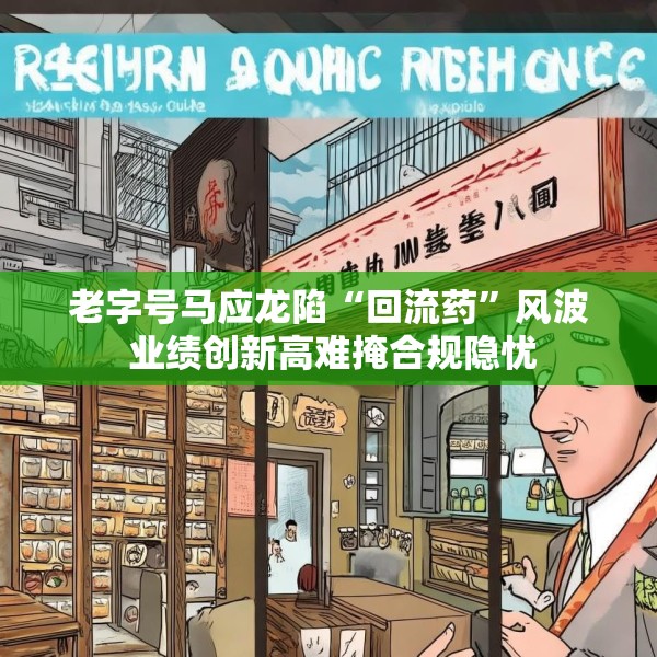 老字号马应龙陷“回流药”风波 业绩创新高难掩合规隐忧
