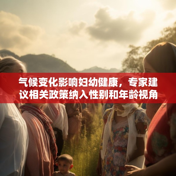气候变化影响妇幼健康，专家建议相关政策纳入性别和年龄视角