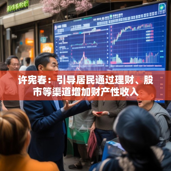 许宪春：引导居民通过理财、股市等渠道增加财产性收入