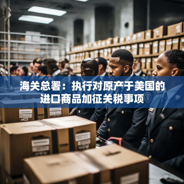 海关总署：执行对原产于美国的进口商品加征关税事项