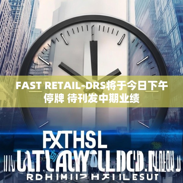 FAST RETAIL-DRS将于今日下午停牌 待刊发中期业绩