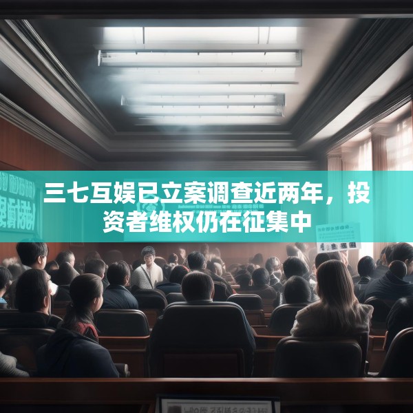 三七互娱已立案调查近两年，投资者维权仍在征集中
