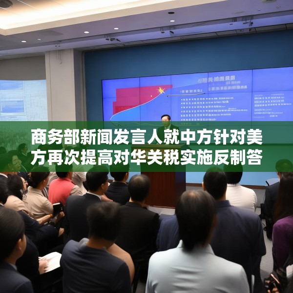 商务部新闻发言人就中方针对美方再次提高对华关税实施反制答问
