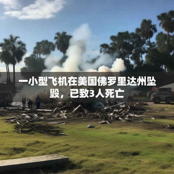 一小型飞机在美国佛罗里达州坠毁，已致3人死亡