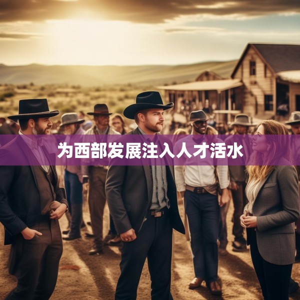 为西部发展注入人才活水