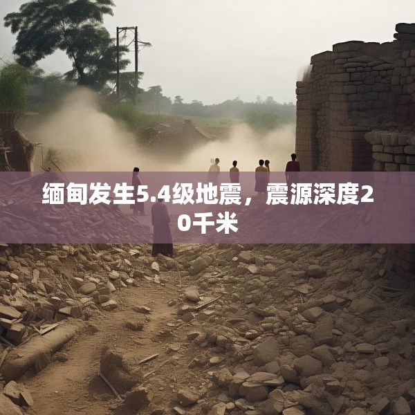 缅甸发生5.4级地震，震源深度20千米