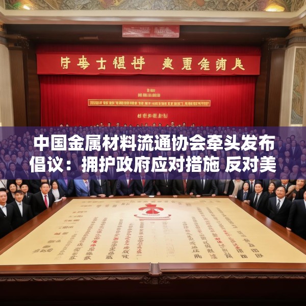 中国金属材料流通协会牵头发布倡议：拥护政府应对措施 反对美国贸易霸权