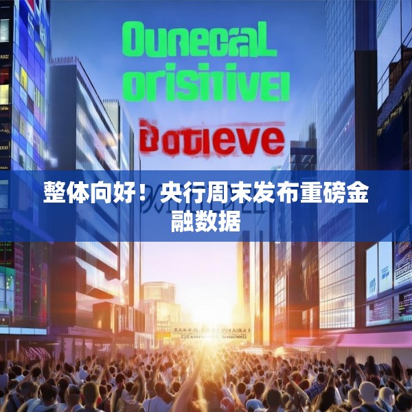 整体向好！央行周末发布重磅金融数据