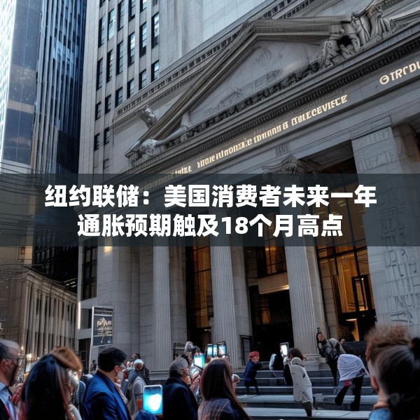 纽约联储：美国消费者未来一年通胀预期触及18个月高点