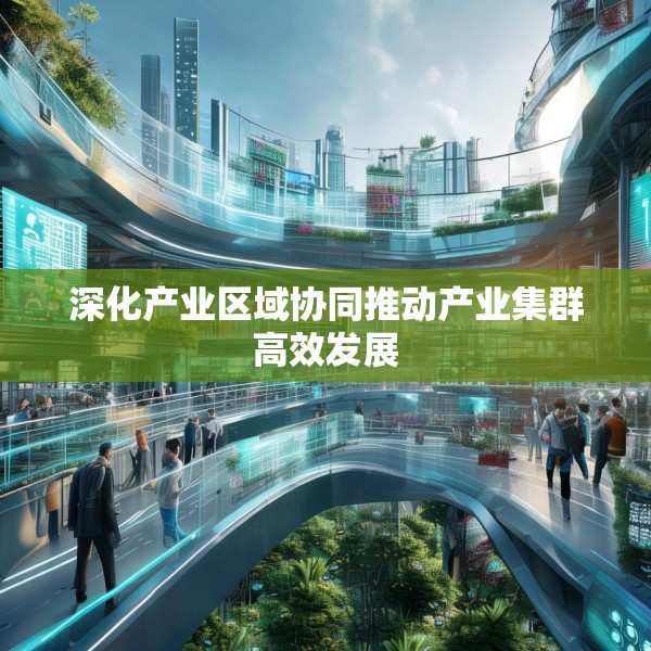 深化产业区域协同推动产业集群高效发展