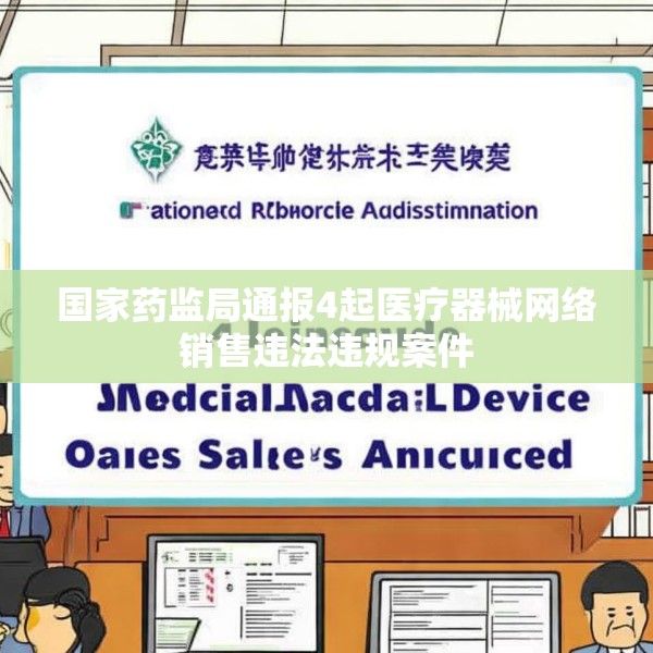 国家药监局通报4起医疗器械网络销售违法违规案件