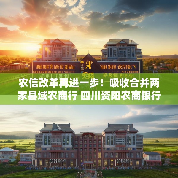 农信改革再进一步！吸收合并两家县域农商行 四川资阳农商银行组建市级统一法人银行