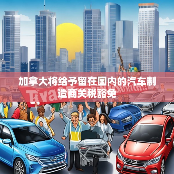 加拿大将给予留在国内的汽车制造商关税豁免
