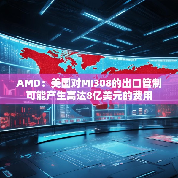 AMD：美国对MI308的出口管制可能产生高达8亿美元的费用