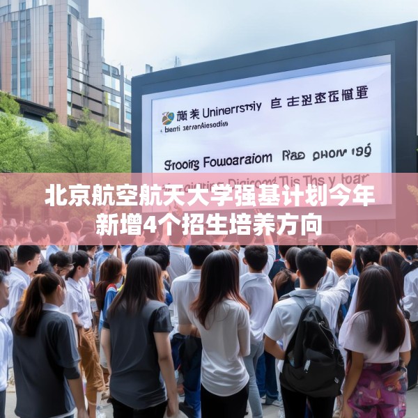 北京航空航天大学强基计划今年新增4个招生培养方向