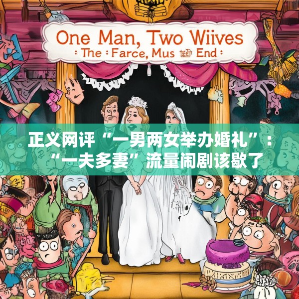 正义网评“一男两女举办婚礼”：“一夫多妻”流量闹剧该歇了