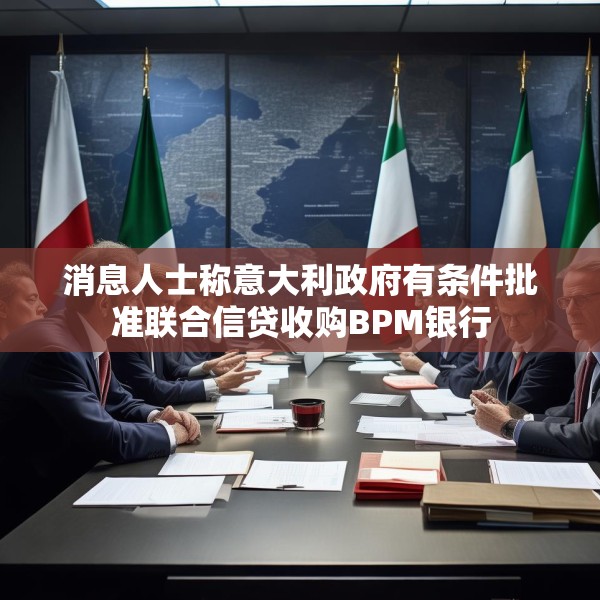 消息人士称意大利政府有条件批准联合信贷收购BPM银行