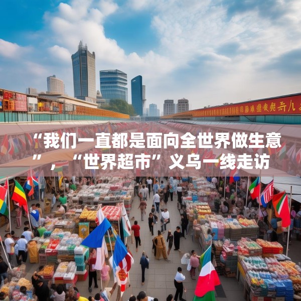“我们一直都是面向全世界做生意”，“世界超市”义乌一线走访见闻