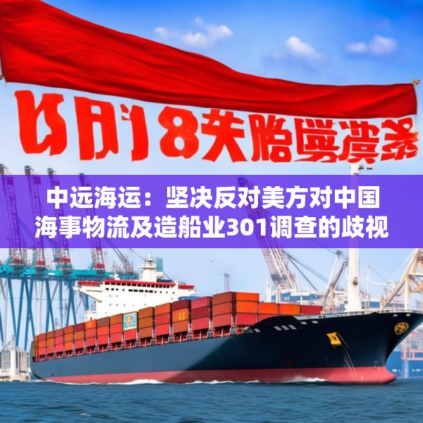 中远海运：坚决反对美方对中国海事物流及造船业301调查的歧视性决定