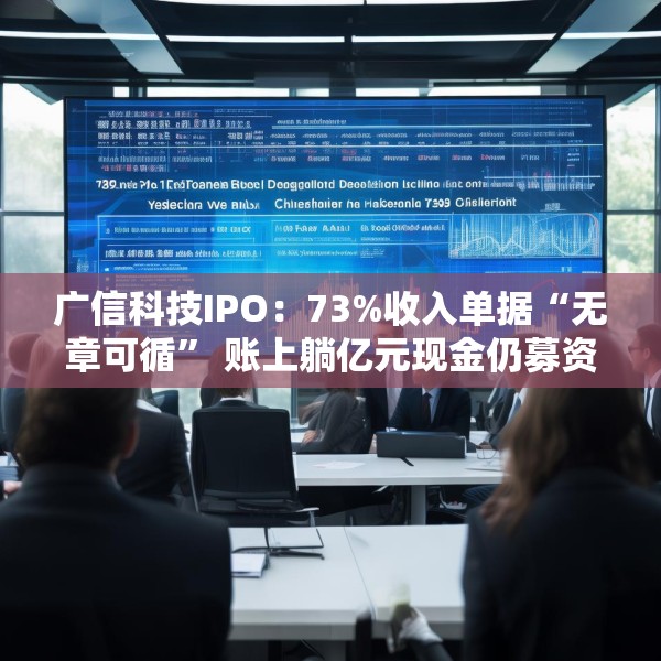 广信科技IPO：73%收入单据“无章可循” 账上躺亿元现金仍募资补流