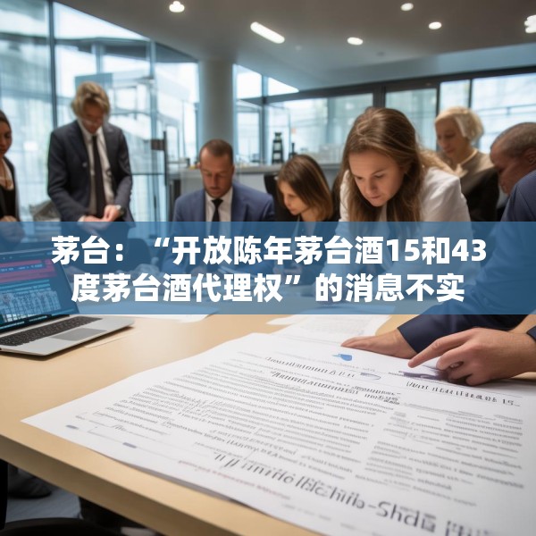 茅台：“开放陈年茅台酒15和43度茅台酒代理权”的消息不实