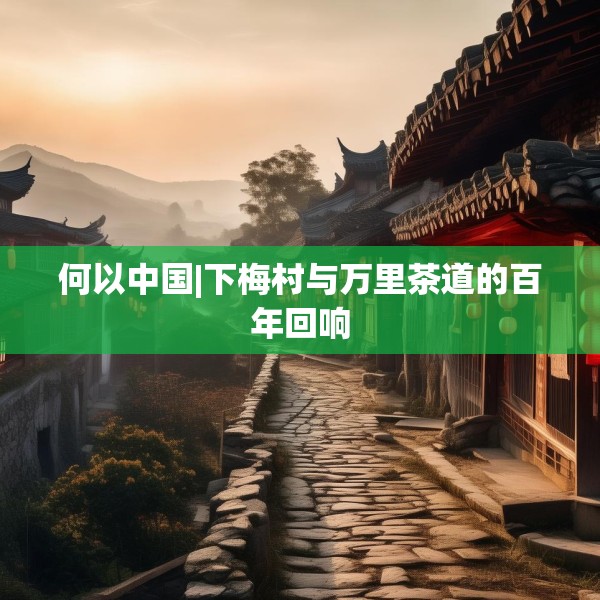 何以中国|下梅村与万里茶道的百年回响