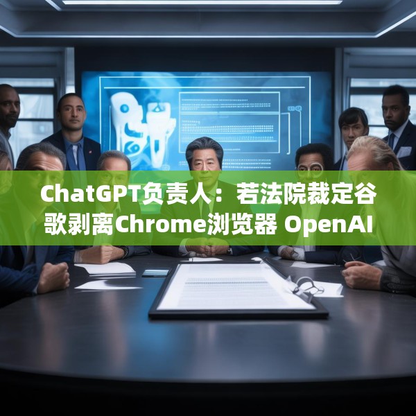 ChatGPT负责人：若法院裁定谷歌剥离Chrome浏览器 OpenAI会有意购买