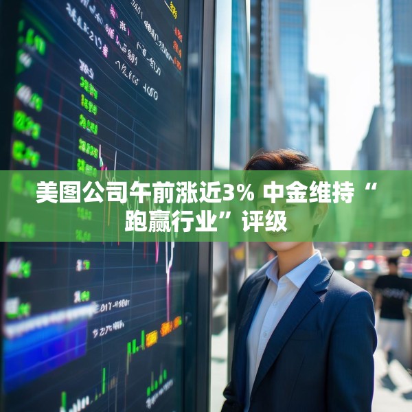 美图公司午前涨近3% 中金维持“跑赢行业”评级