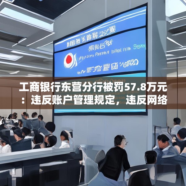工商银行东营分行被罚57.8万元：违反账户管理规定，违反网络安全管理规定等