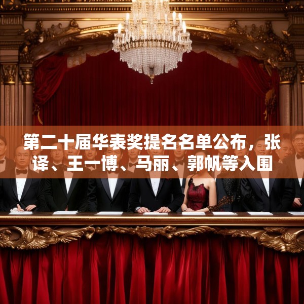 第二十届华表奖提名名单公布，张译、王一博、马丽、郭帆等入围