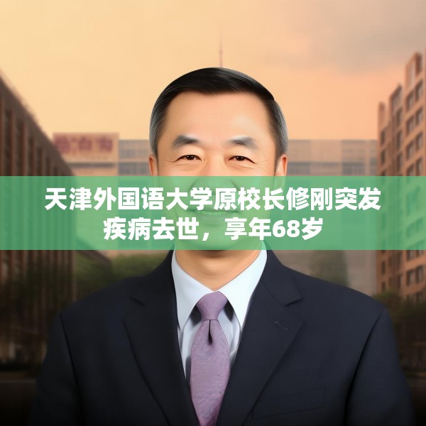 天津外国语大学原校长修刚突发疾病去世，享年68岁