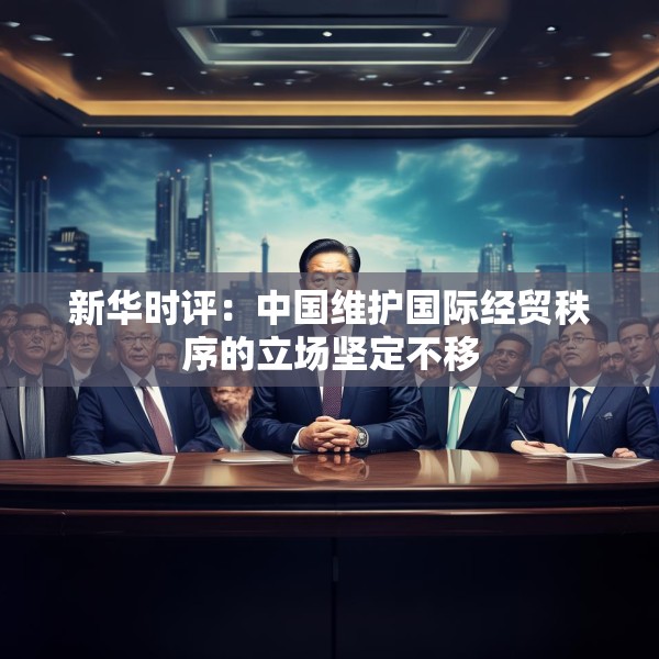 新华时评：中国维护国际经贸秩序的立场坚定不移