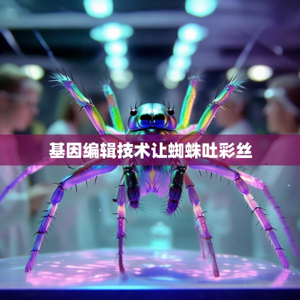 基因编辑技术让蜘蛛吐彩丝