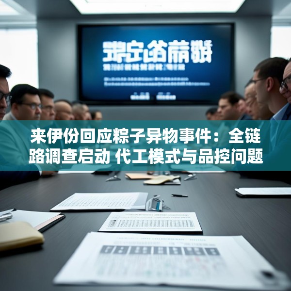 来伊份回应粽子异物事件：全链路调查启动 代工模式与品控问题再受关注