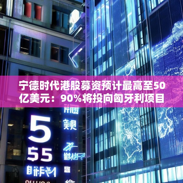 宁德时代港股募资预计最高至50亿美元：90%将投向匈牙利项目