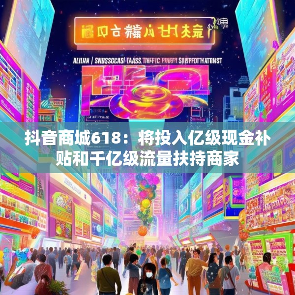 抖音商城618：将投入亿级现金补贴和千亿级流量扶持商家