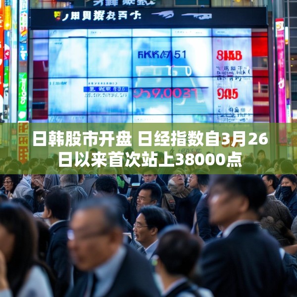 日韩股市开盘 日经指数自3月26日以来首次站上38000点