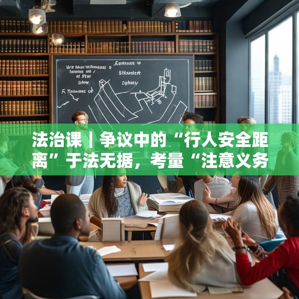 法治课｜争议中的“行人安全距离”于法无据，考量“注意义务”才更合理
