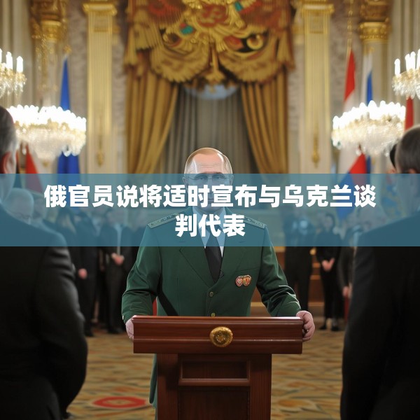 俄官员说将适时宣布与乌克兰谈判代表